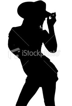236x348 Free Cowboy Silhouette Clip Art