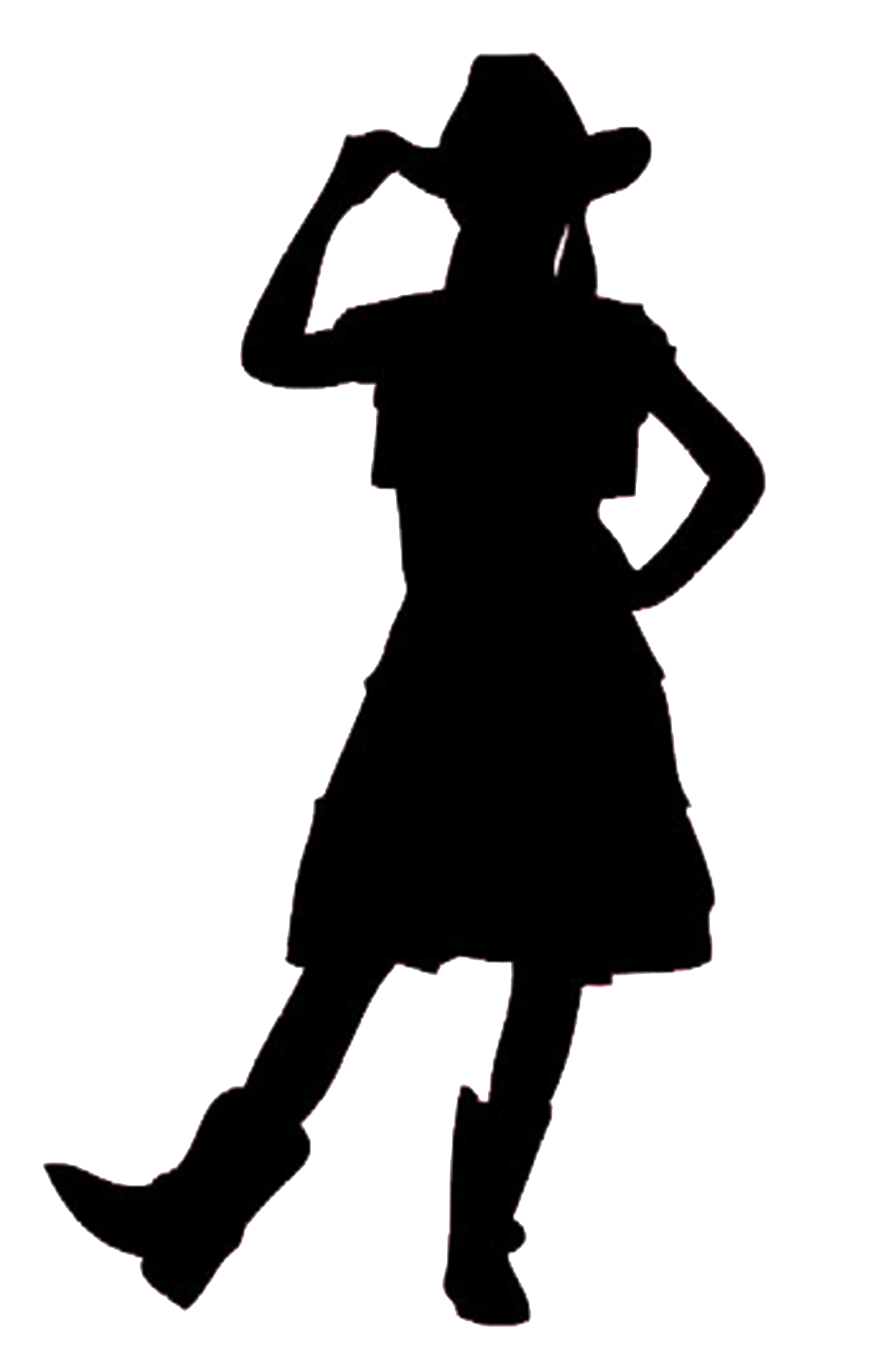 Praying Cowgirl Silhouette At Getdrawings Free Download 0597