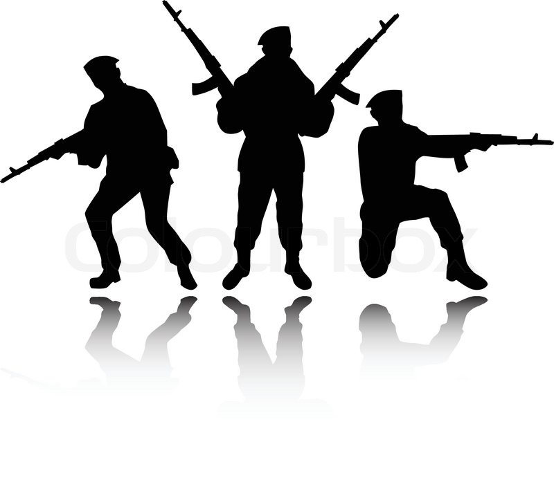 800x710 Soldiers Clipart Shadow