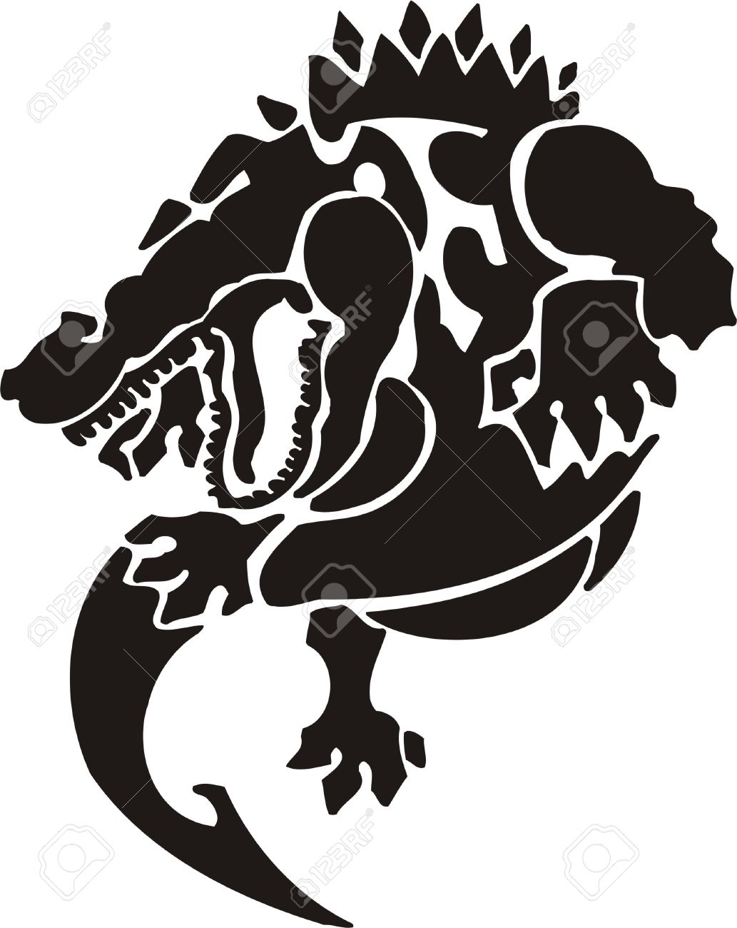 1033x1300 Tribal Clipart Predator