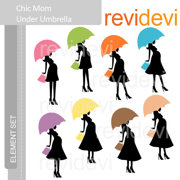 600x600 Mod Mom Clipart