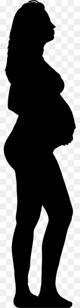 260x1000 Silhouette Pregnancy Clip Art