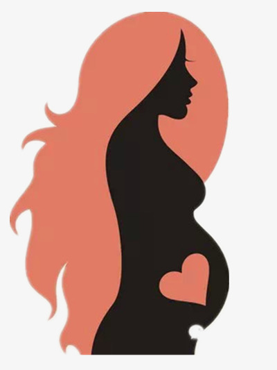 400x533 Simple Pregnant Women, Pink, Black, Cartoon Png Image And Clipart
