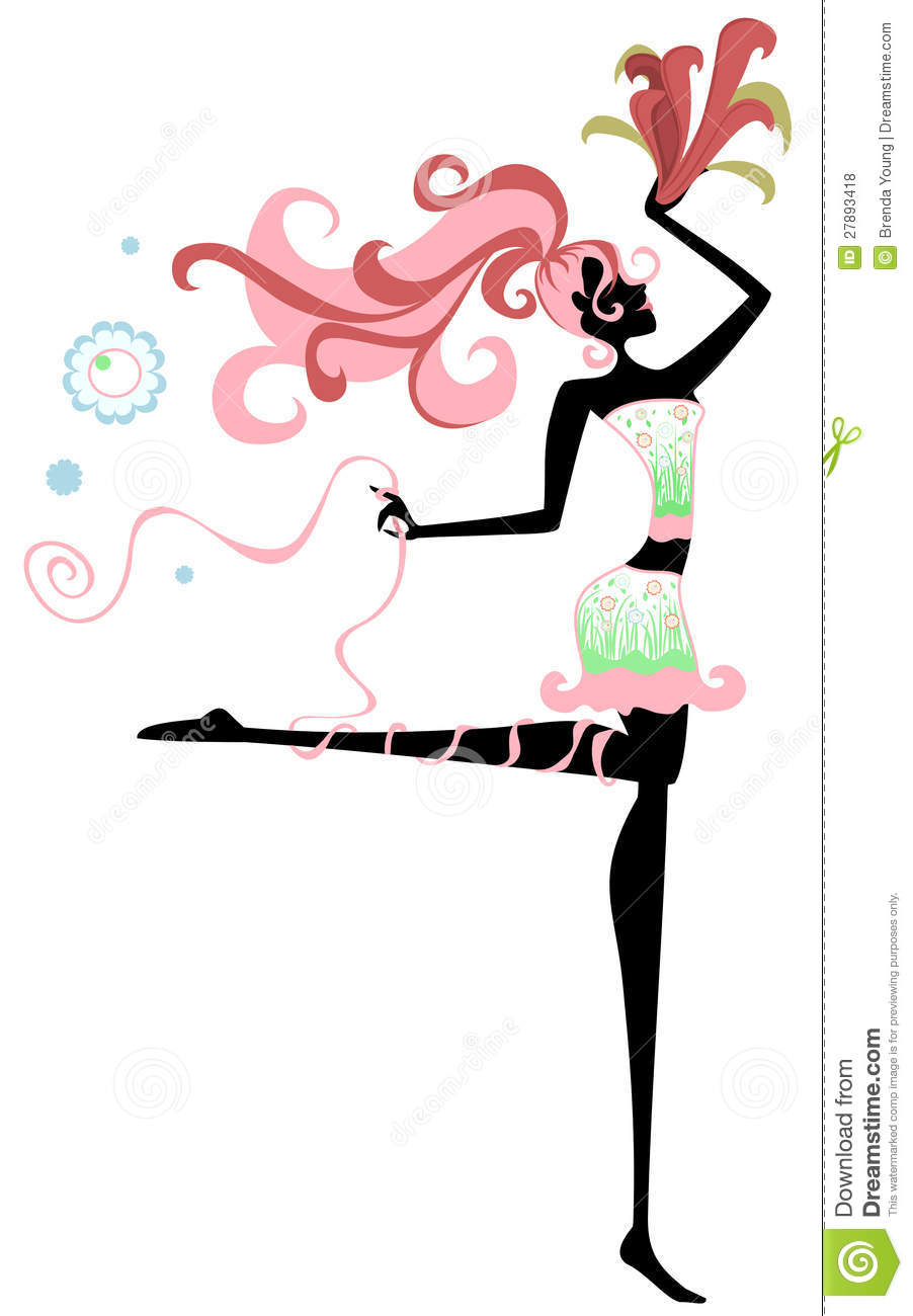 902x1300 Diva Silhouette Clipart
