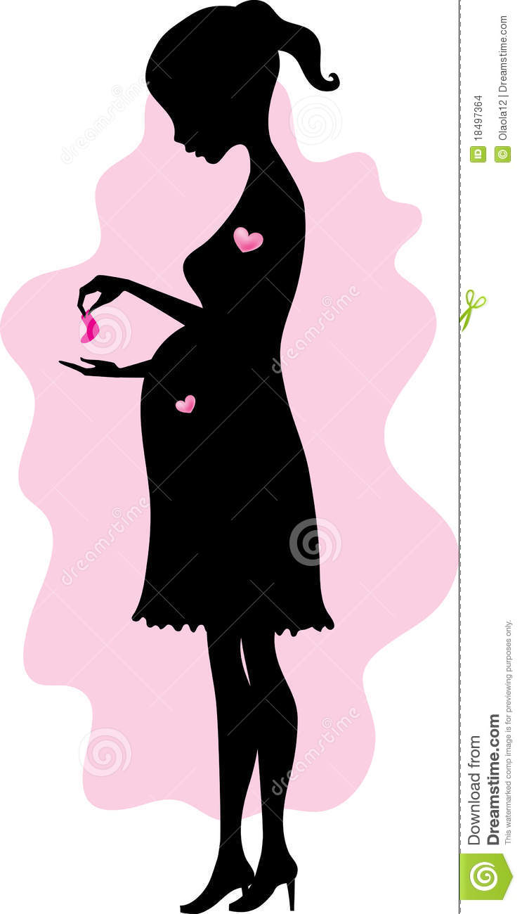 743x1300 Free Silhouette Of Pregnant Woman Clipart Collection