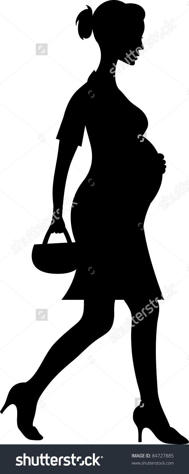 639x1600 Clip Art Pregnant Silhouette Clip Art