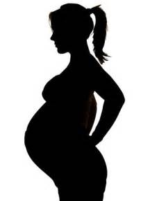 216x288 Pregnant Woman Silhouette Clip Art Free