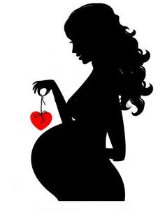 236x301 Pregnant Woman Silhouette Clip Art Free