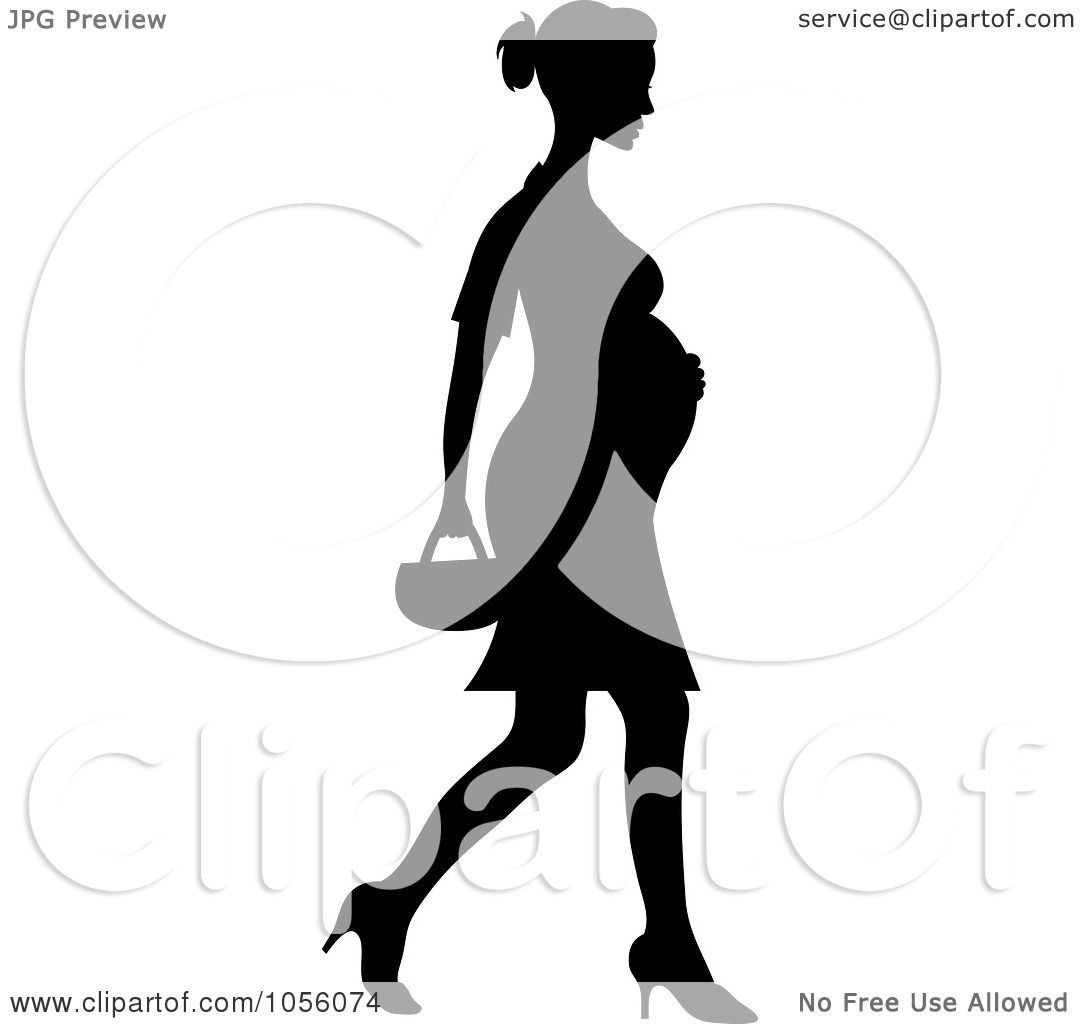 1080x1024 Royalty Free Vector Clip Art Illustration Of A Black Silhouetted