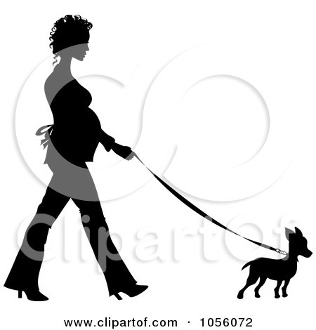 450x470 Clipart Of A Green Silhouette Of A Pregnant Mother With Vines