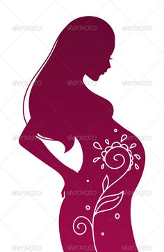 236x363 Silhouette Of Pregnant Woman Crafts