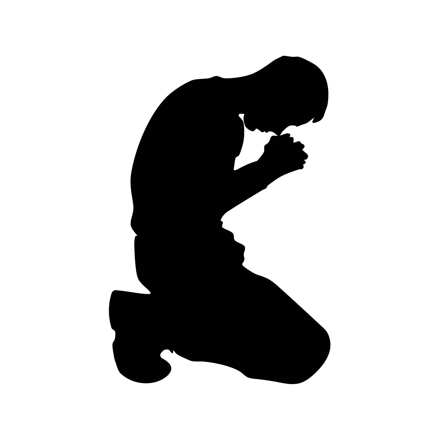 1472x1472 Humility God Kneeling Prayer Graphics Svg Dxf Eps Png Cdr Ai Pdf