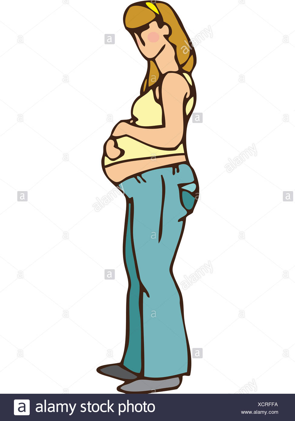 974x1390 Cartoon Pregnant Woman Stock Photos Amp Cartoon Pregnant Woman Stock