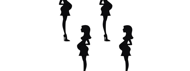 610x229 Pregnant Woman Silhouette Cut Out Small