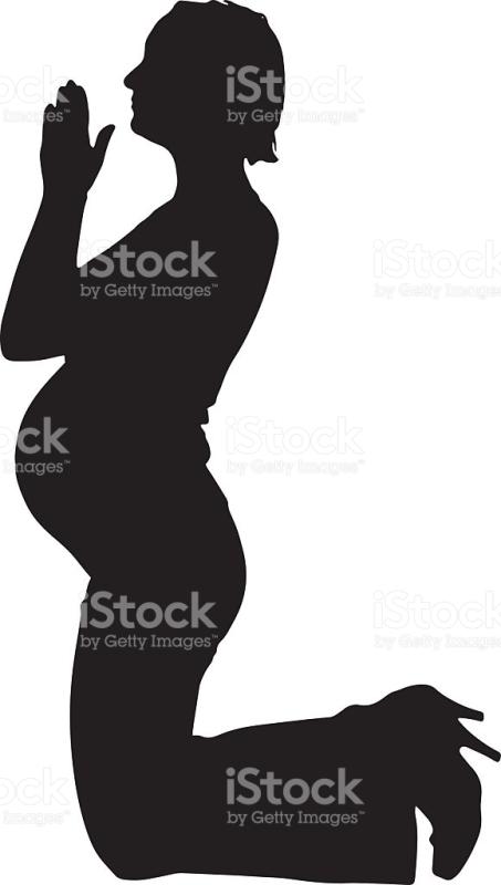 453x800 Clipart Of Pregnant Woman Silhouette