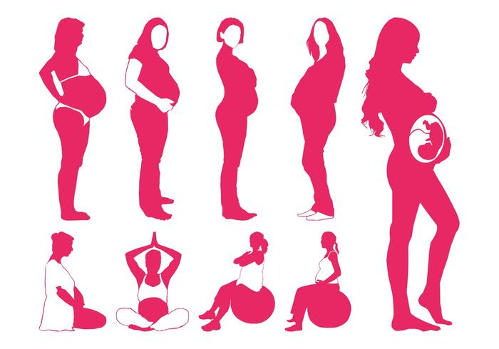 700x490 Pregnant Women Silhouettes