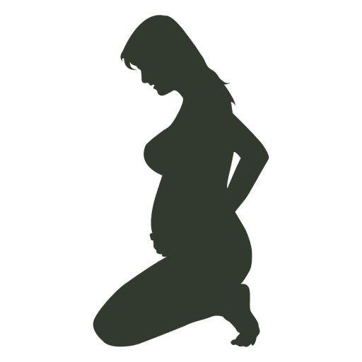 512x512 Pregnant Woman Silhouette Stuck