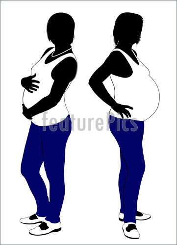 361x499 Pregnancy Pregnant Women Silhouette