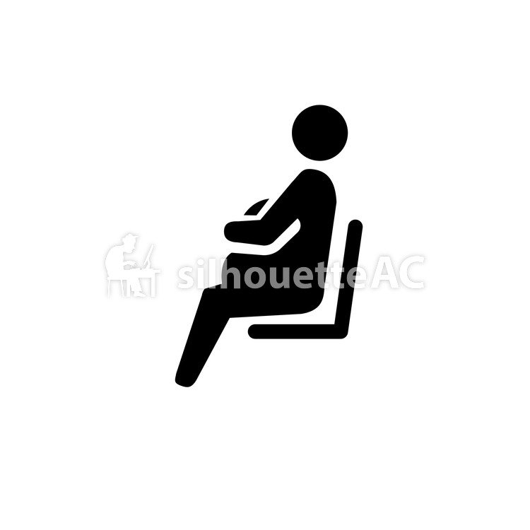 750x750 Free Silhouette Vector Mom, Icon, Chair