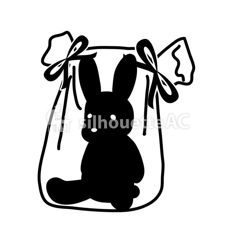 750x750 Free Silhouette Vector Gift, Present, Ribbon