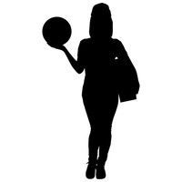 200x200 Silhouette Silhouettes Woman Women Lady Ladies Human People Person