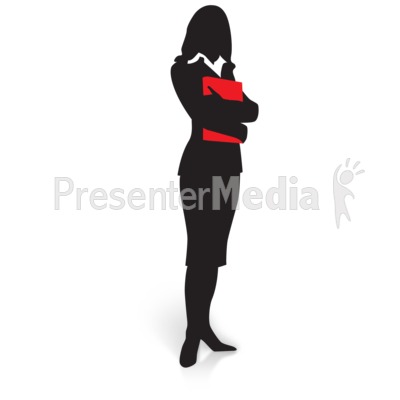 400x400 Businesswoman Silhouette Talking Phone
