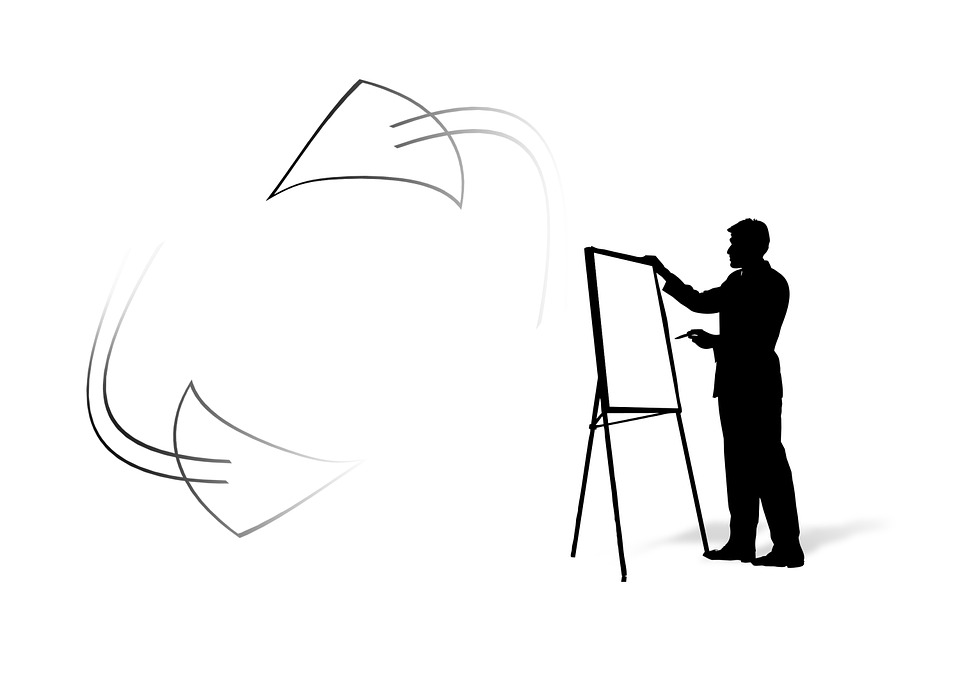 960x678 Free Photo Man Presentation Board Wall Silhouette Flipchart