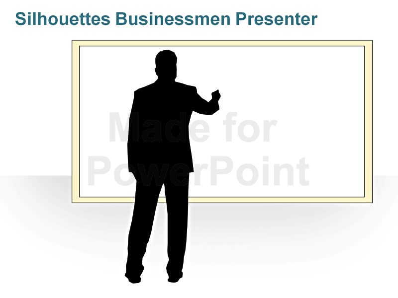 800x600 Silhouettes Business Men Presenter