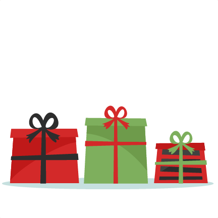432x432 Christmas Presents Svg Scrapbook Cut File Cute Clipart Files