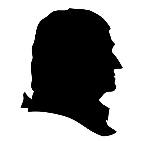 570x570 President Silhouette Reusable Laser Cut Stencil Washington, Adams