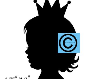 340x270 Children's Silhouettes Inchies Little Girl Little Boy