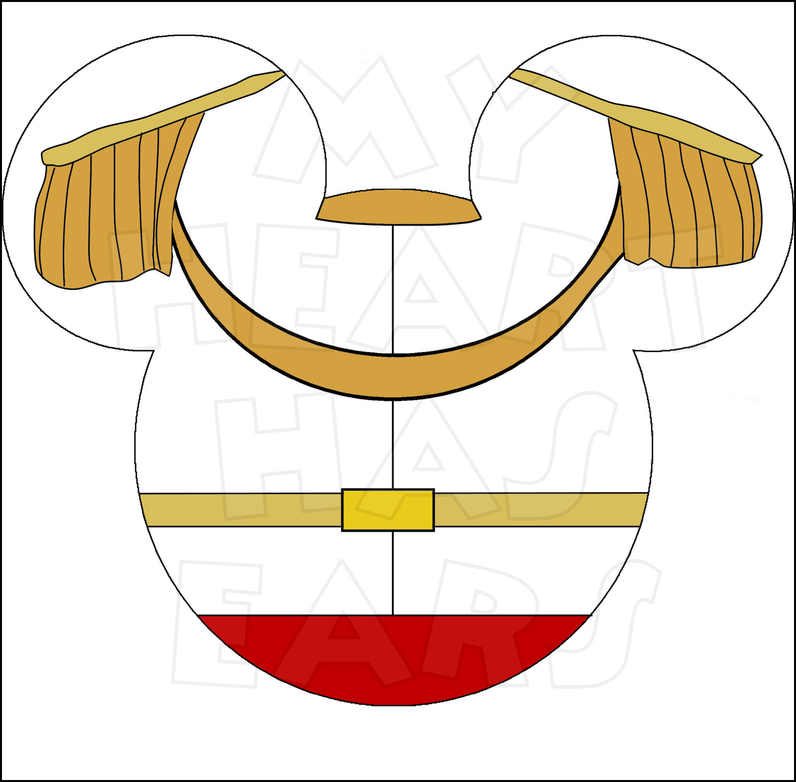 1608x1581 Cinderella My Heart Has Ears