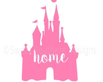 340x270 Princess Castle Svg Instant Download Design For Cricut
