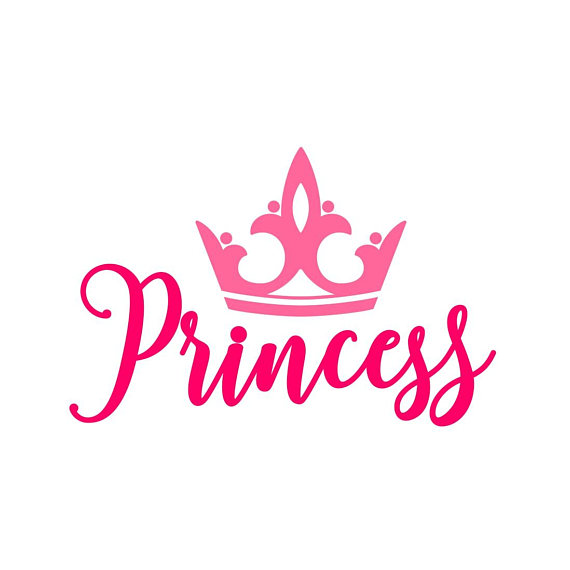 570x570 Princess Crown Phrase Graphics Svg Dxf Eps Png Cdr Ai Pdf Vector