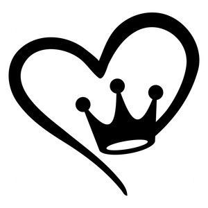 300x300 Princess Love Silhouette Design, Silhouettes And Princess