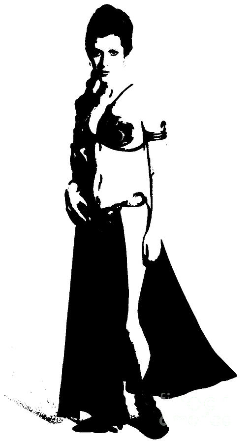 508x900 Princess Leia Painting By Saundra Myles