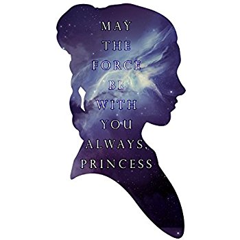 350x350 Princess Outline May The Force Be With You Leia