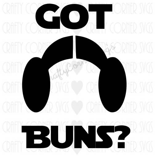 507x515 Star Wars Princess Leia Buns Got Buns Svg Disney