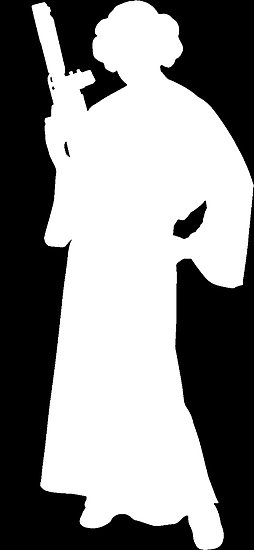 254x550 Star Wars Princess Leia White Posters By Fn2187 Redbubble