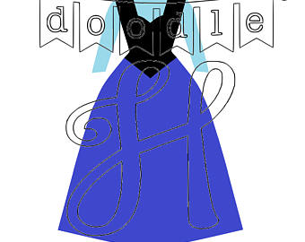340x270 Digital Medieval Princess Dress Svg File For Use In Cricut