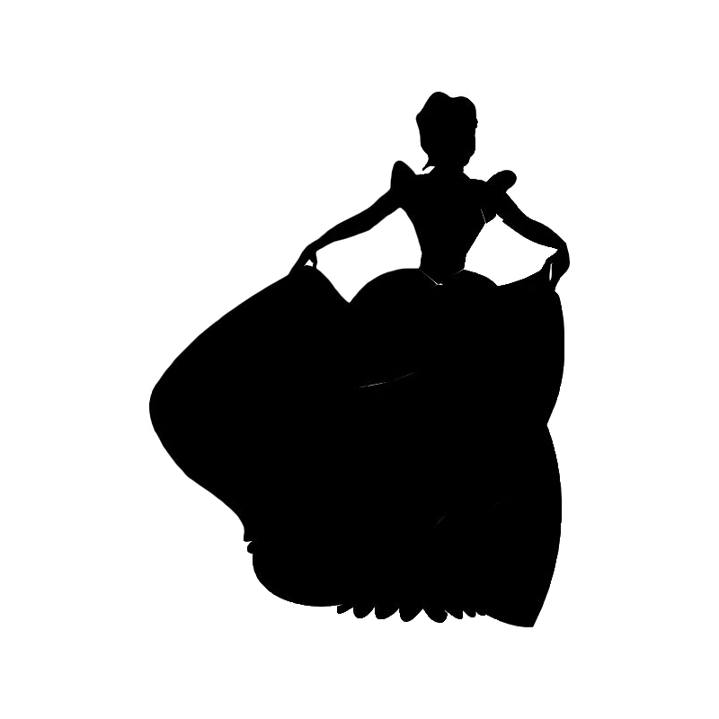 Princess Silhouette Vector