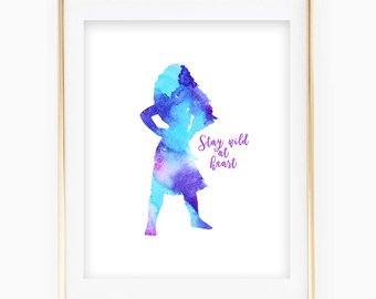 340x270 Girls Disney Moana Princess Room Decorv Valentines Gift