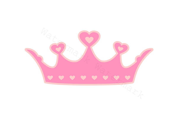 570x415 Heart Crown Svg And Studio 3 Cut File Stencil And Decal Cut Files