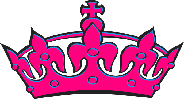 600x324 Pink Princess Tiara Clipart