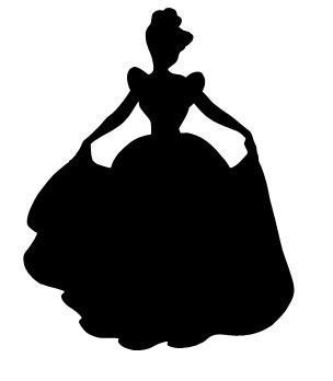 304x348 Disney Princess Cinderella Silhouette Vinyl Decal By Rafysdecals
