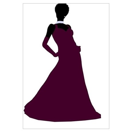460x460 American Cinderella Silhouette Il Wall Art Framed Print