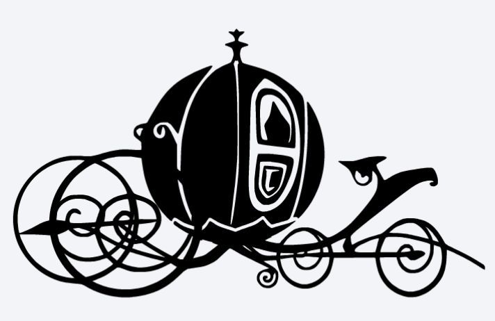 712x462 Cinderella Carriage Silhouette