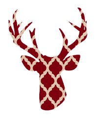200x250 Deer Head Silhouette Printables