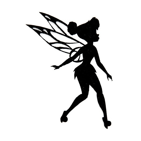 600x600 Disney Fairies Iron Appliques Tinkerbell Silhouette Liked