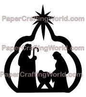 179x200 Nativity Silhouette Patterns
